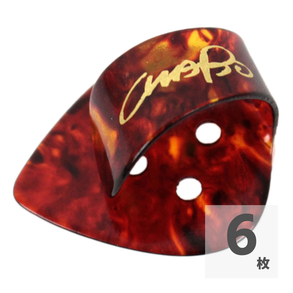 名城商会 CHABO POP H ベッコウ柄 仲井戸 CHABO 麗市 シグネイチャー サムピック×6枚