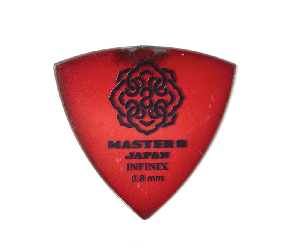 MASTER 8 JAPAN IF-TR080 INFINIX TRIANGLE 0.8mm ギターピック×30枚