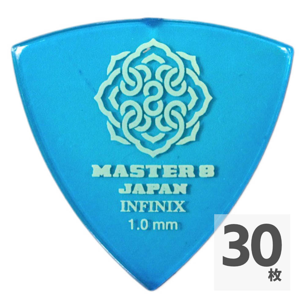 MASTER 8 JAPAN IF-TR100 INFINIX TRIANGLE 1.0mm ギターピック×30枚