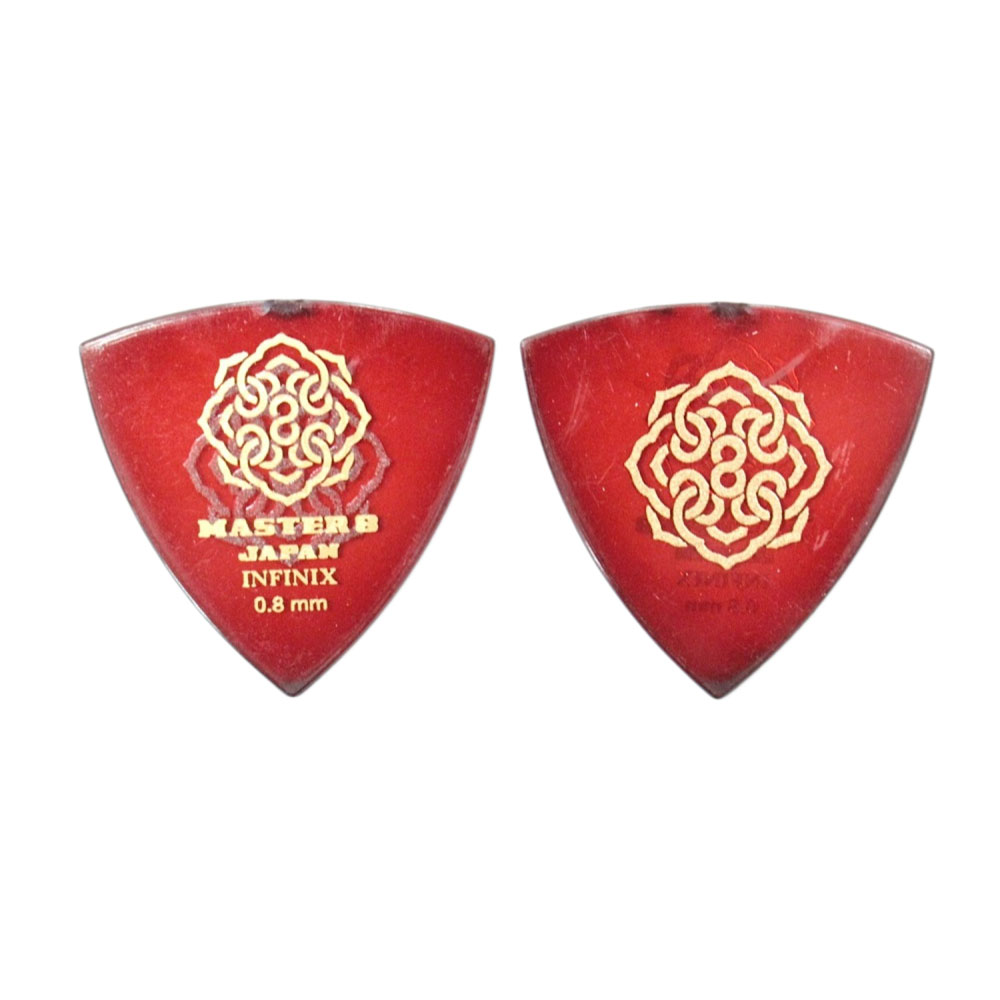 MASTER 8 JAPAN IFS-TR080 INFINIX TRIANGLE HARDGRIP 0.8mm ピック×30枚