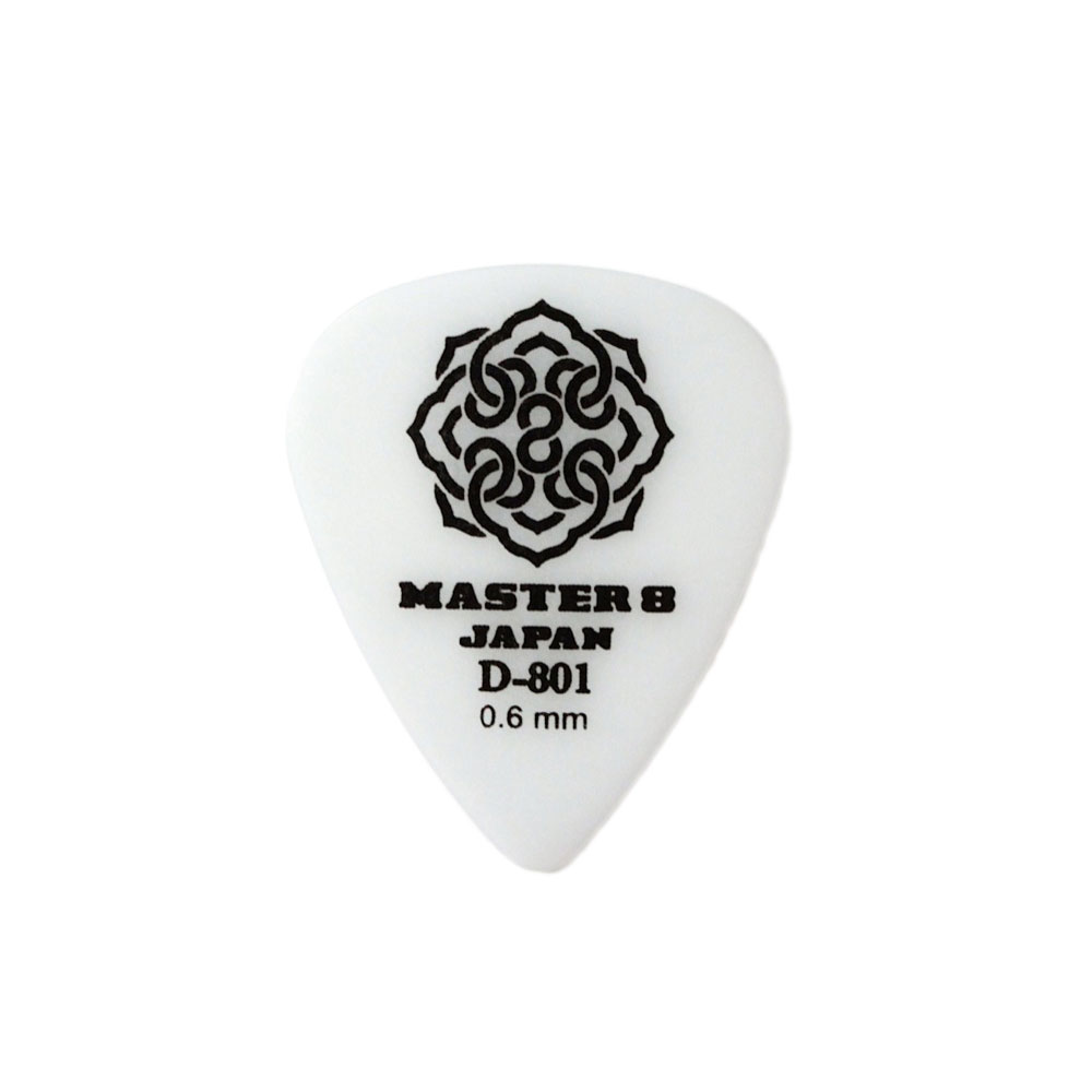 MASTER 8 JAPAN D801-TD060 D-801 TEARDROP 0.6mm ギターピック×30枚