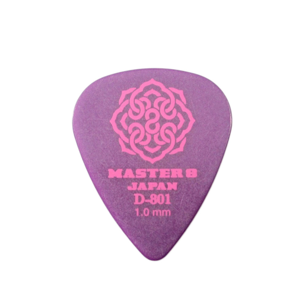 MASTER 8 JAPAN D801-TD100 D-801 TEARDROP 1.0mm ギターピック×10枚