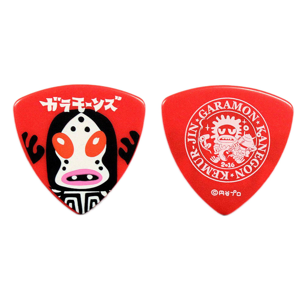 ガラモーンズ ダダ RED 1.0mm Cellulose ギターピック×50枚