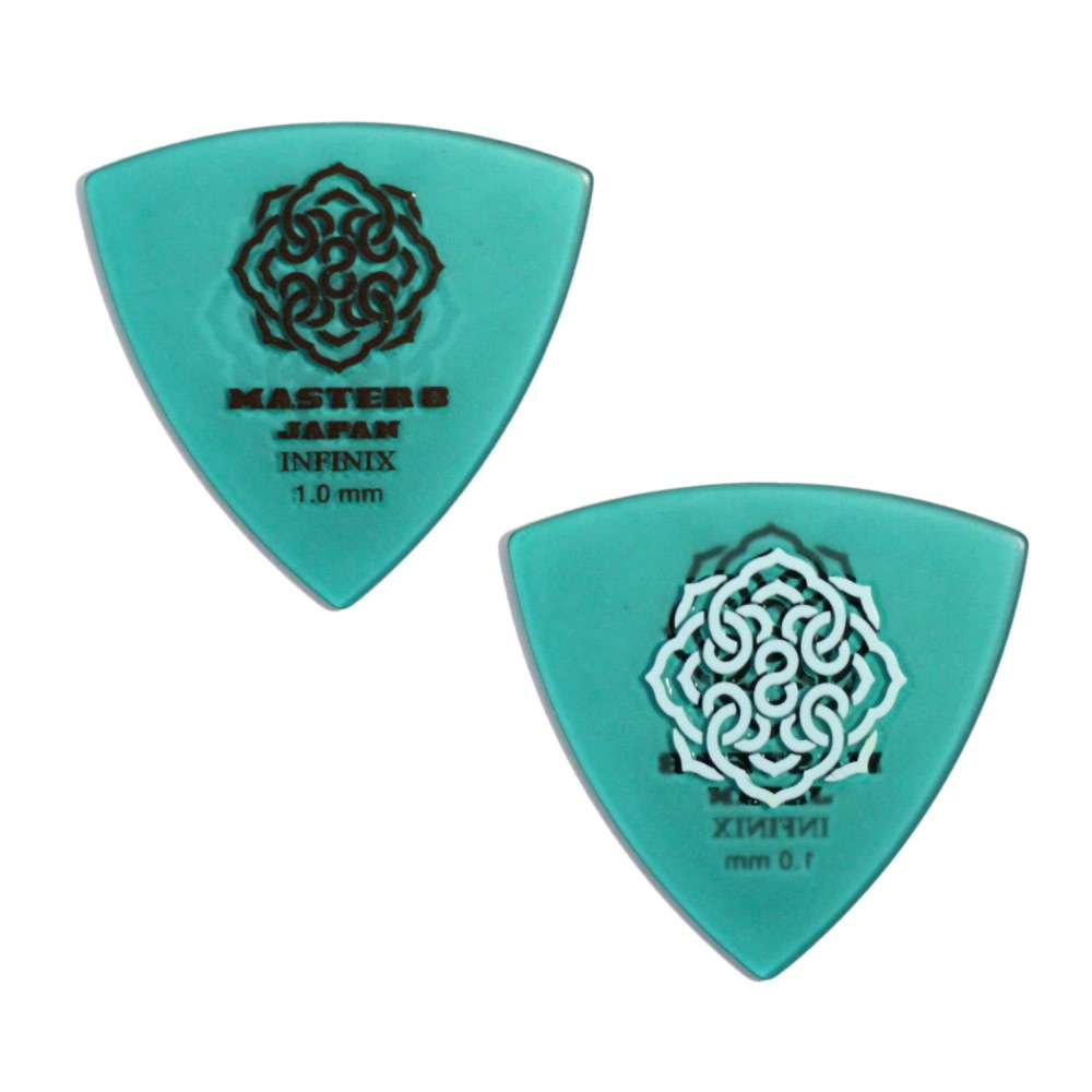 MASTER 8 JAPAN IFHPR-TR100 INFINIX TRIANGLE Hard Polish Rubber Grip 1.0mm ピック×10枚