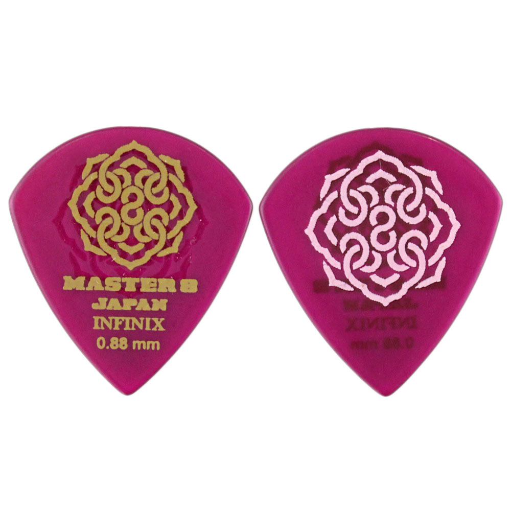 MASTER 8 JAPAN IFHPR-JZ088 INFINIX JAZZ III XL TYPE Hard Polish Rubber Grip 0.88mm ピック×10枚