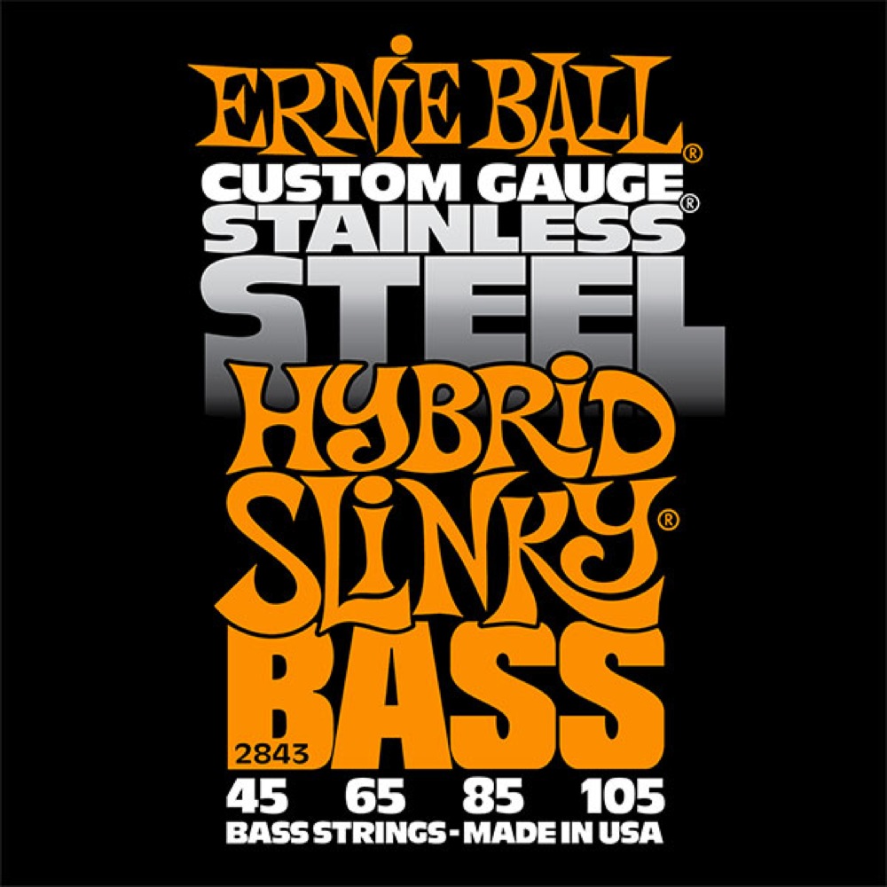 ERNIE BALL 2843/Stainless Hybrid Slinky Bass ベース弦×2セット
