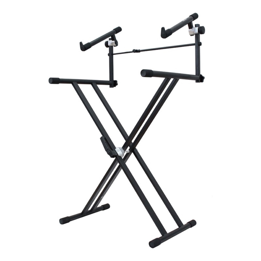 Dicon Audio KS-020 KS-024付属 2段 X型キーボードスタンド ダブルレッグ