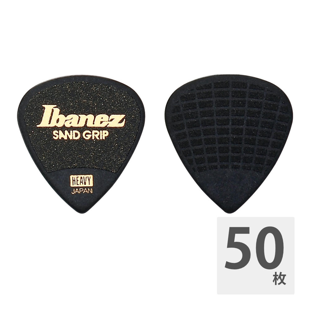 IBANEZ PA16HSG-BK HEAVY 1.0mm ギターピック×50枚