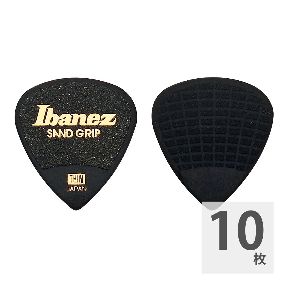 IBANEZ PA16TSG-BK THIN 0.6mm ピック×10枚