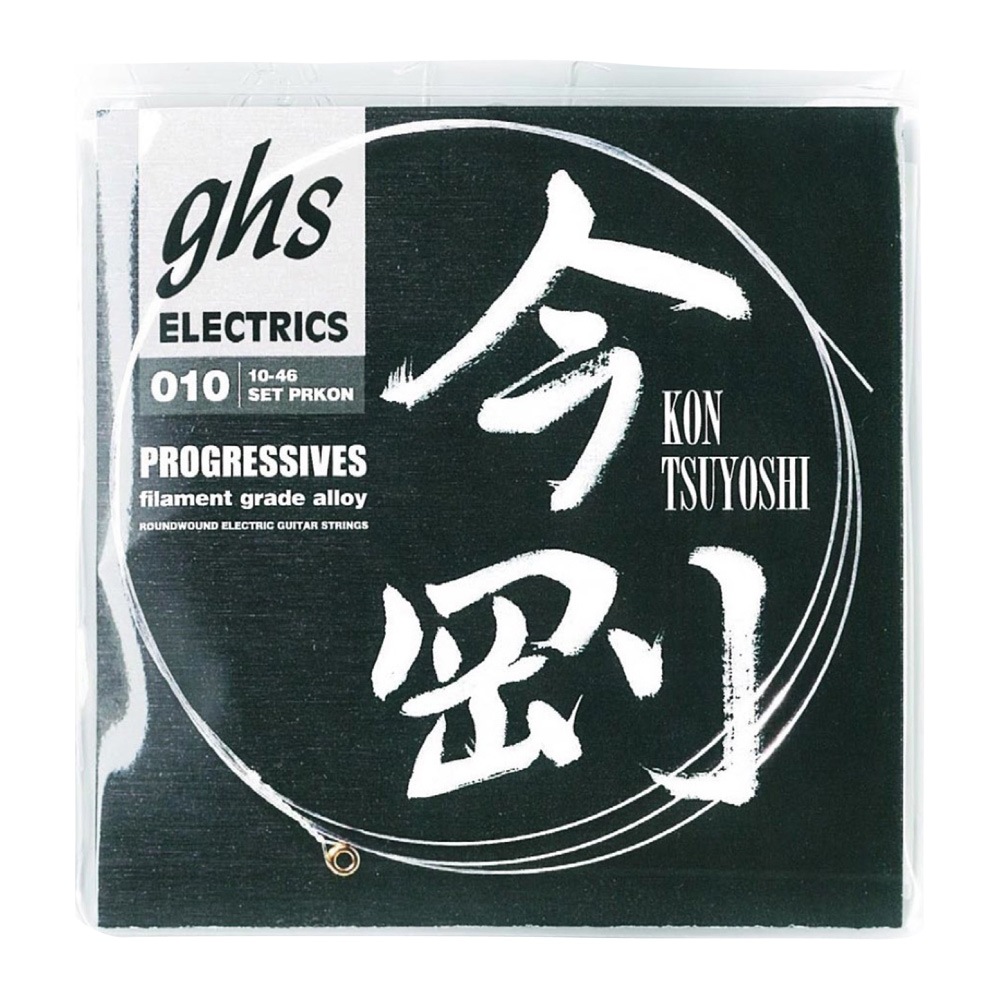 GHS PRKON 010-046 Progressives Tsuyoshi Kon Signature Strings 今剛シグネイチャー エレキギター弦×6セット