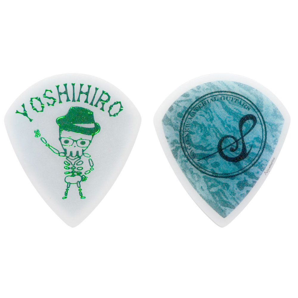 Sago ギルド YOSHIHIROモデル Aquamarine 1.0mm Polyacetal ギターピック×30枚