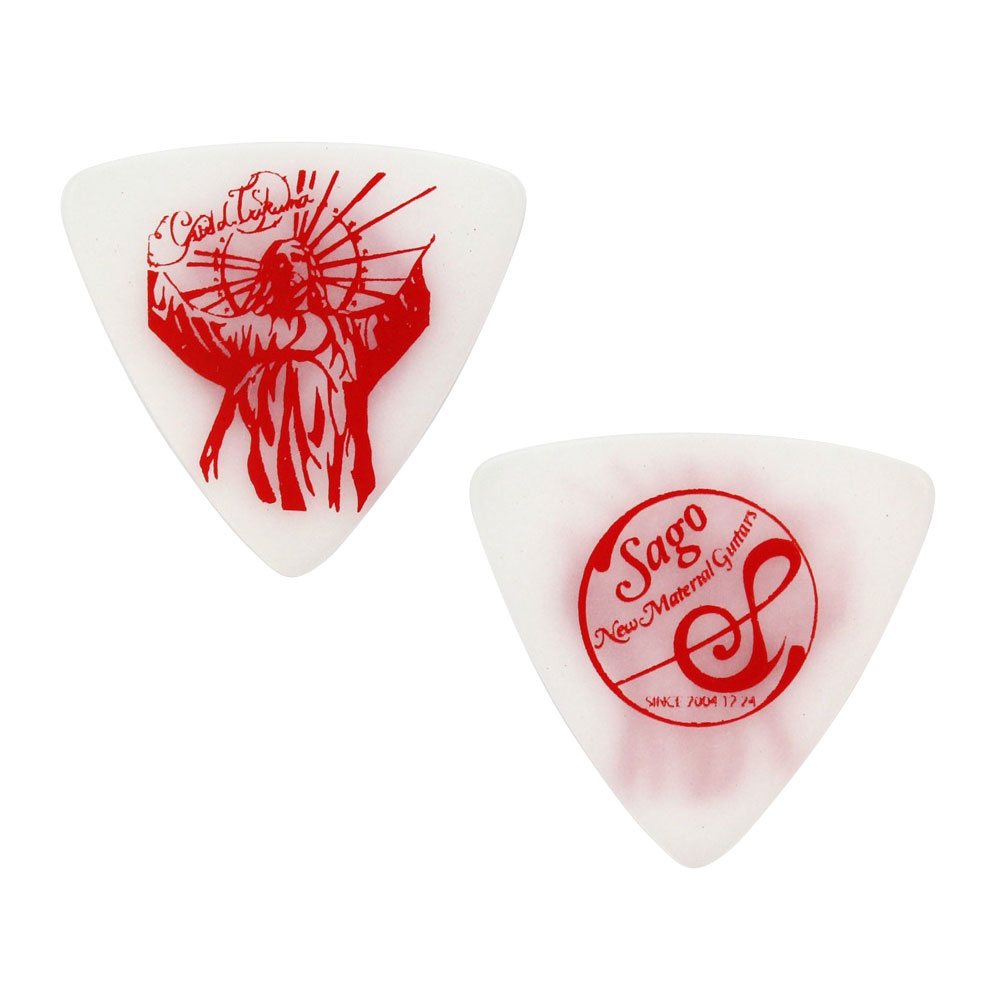 Sago ギルド TAKUMAモデル White 1.0mm Polyacetal ギターピック×10枚