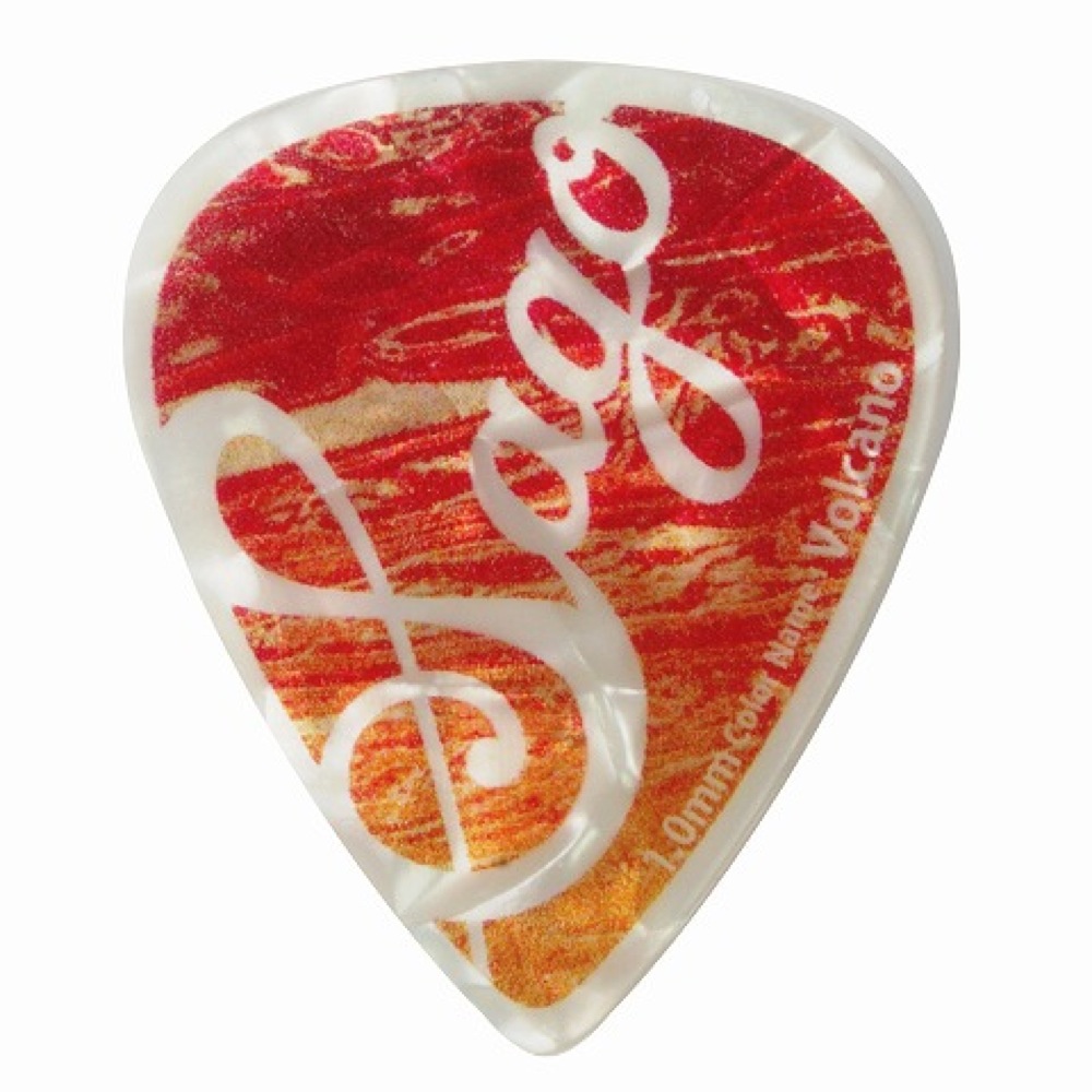 Sago Wrapick Teardrop 1.0mm Volcano ピック×50枚