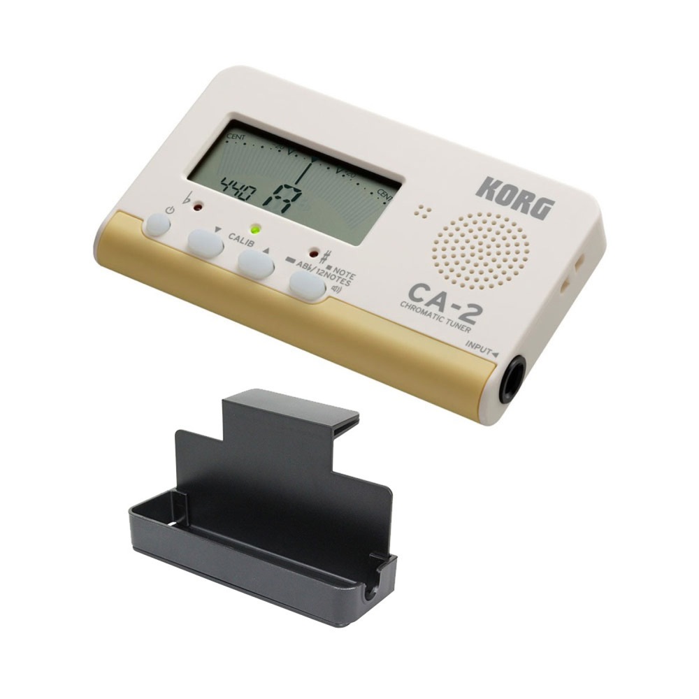 KORG CA-2 クロマチックチューナー MS-TRK 譜面台トレイラック 2点セット