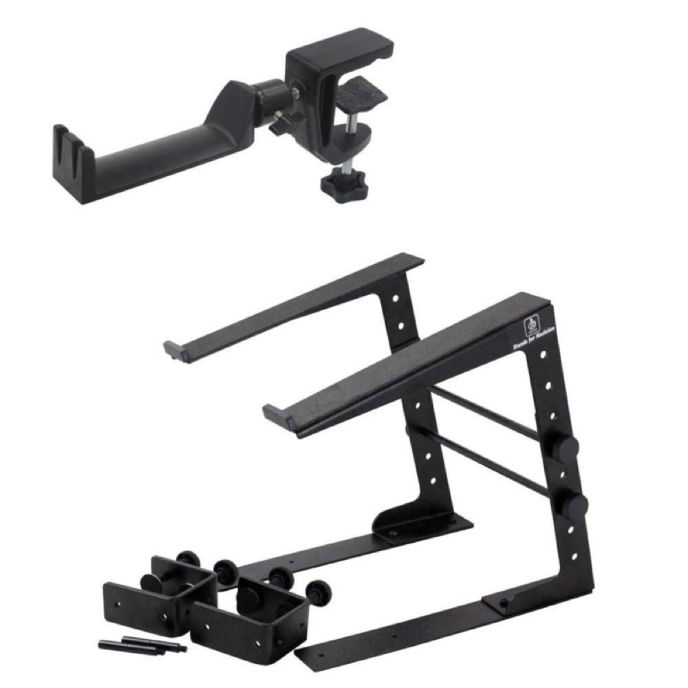 Dicon Audio LPS-002 SEELETON SMH-1 ラップトップスタンド ヘッドホンハンガー 2点セット