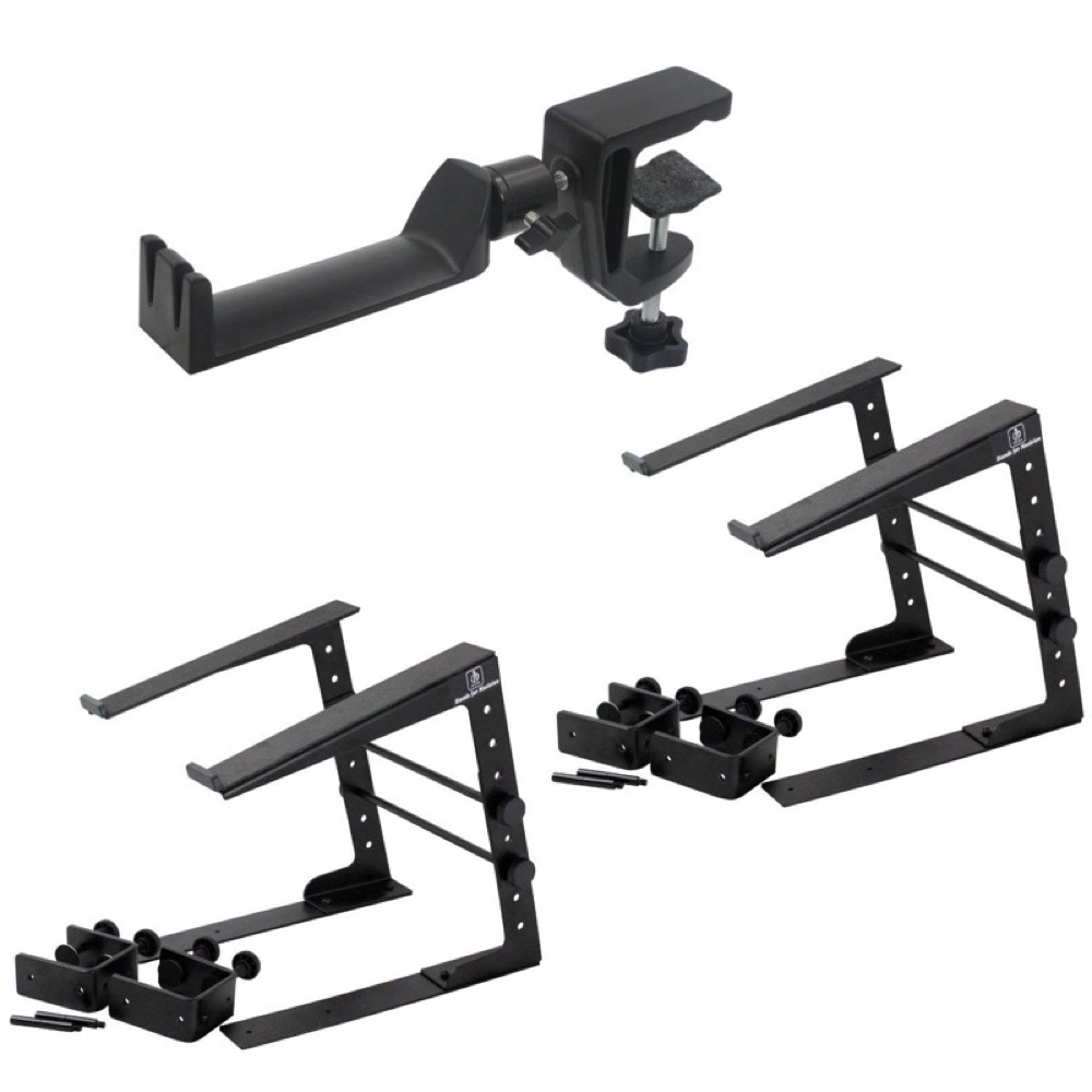 Dicon Audio LPS-002×2 SEELETON SMH-1 ラップトップスタンド×2台 ヘッドホンハンガー 3点セット