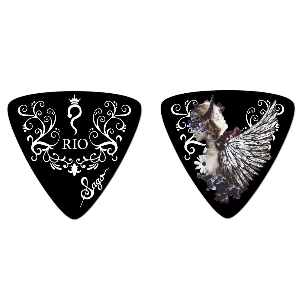 Sago Mary’s Blood RIO Black 0.8mm ポリアセタール ギターピック×10枚