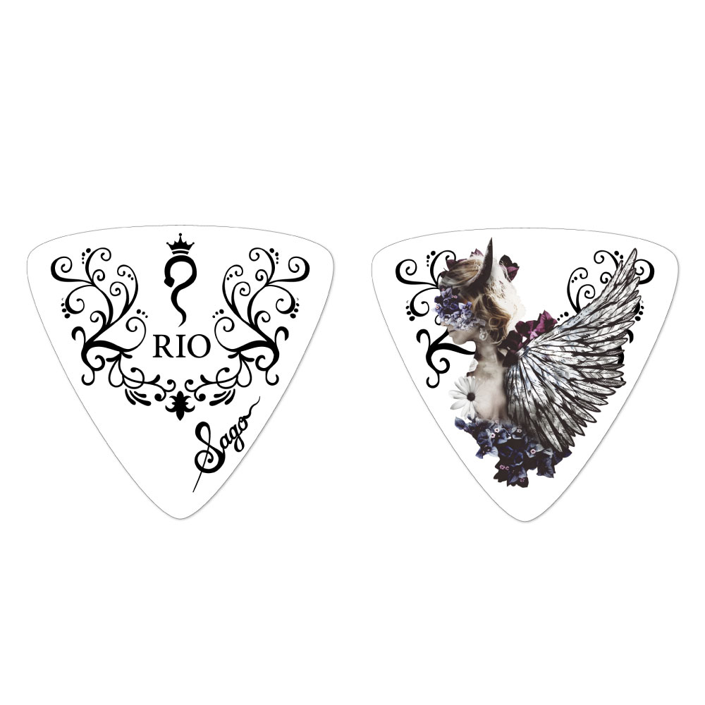 Sago Mary’s Blood RIO White 0.8mm ポリアセタール ピック×10枚