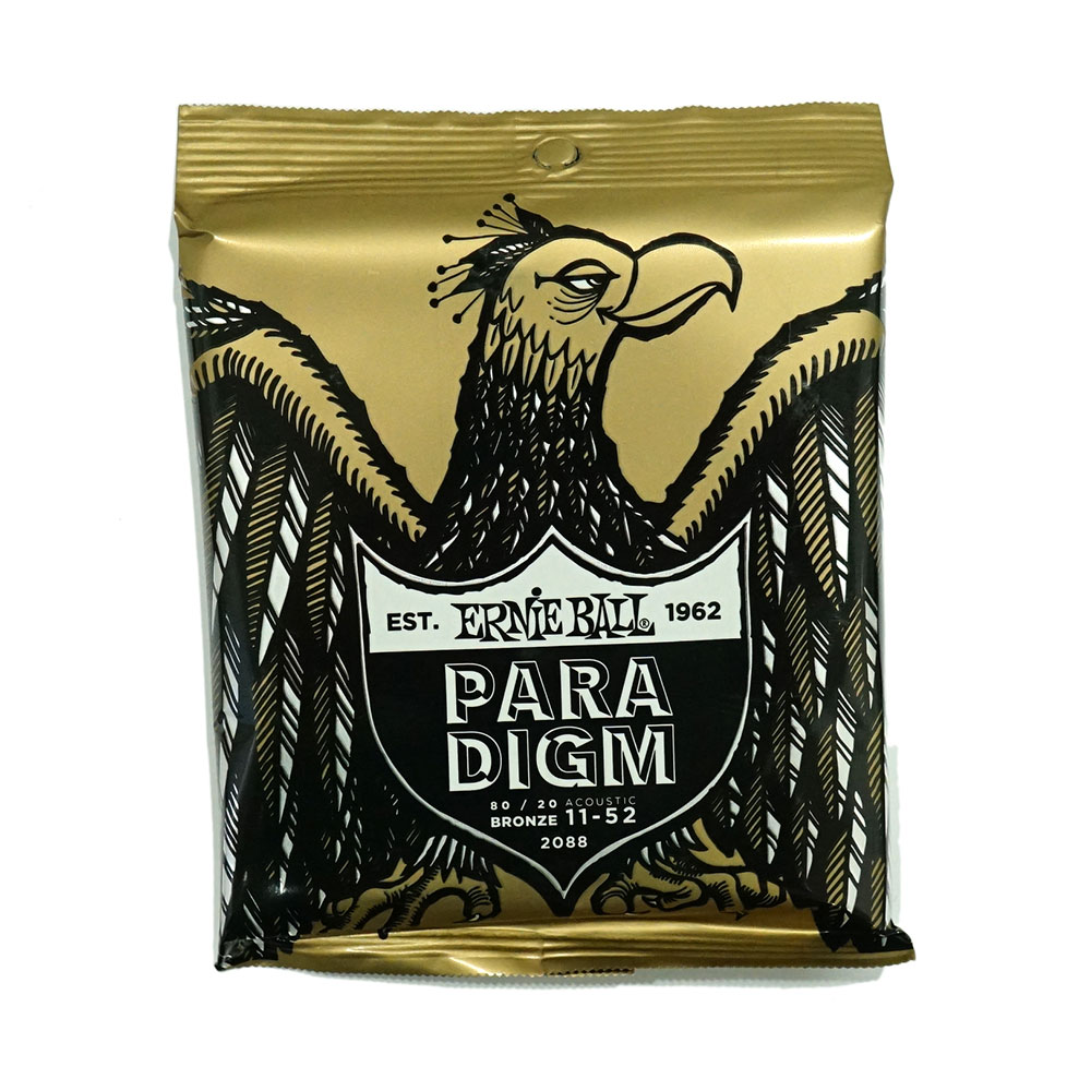 ERNIE BALL 2088 Paradigm 80/20 Bronze 11-52 アコースティックギター弦×3セット