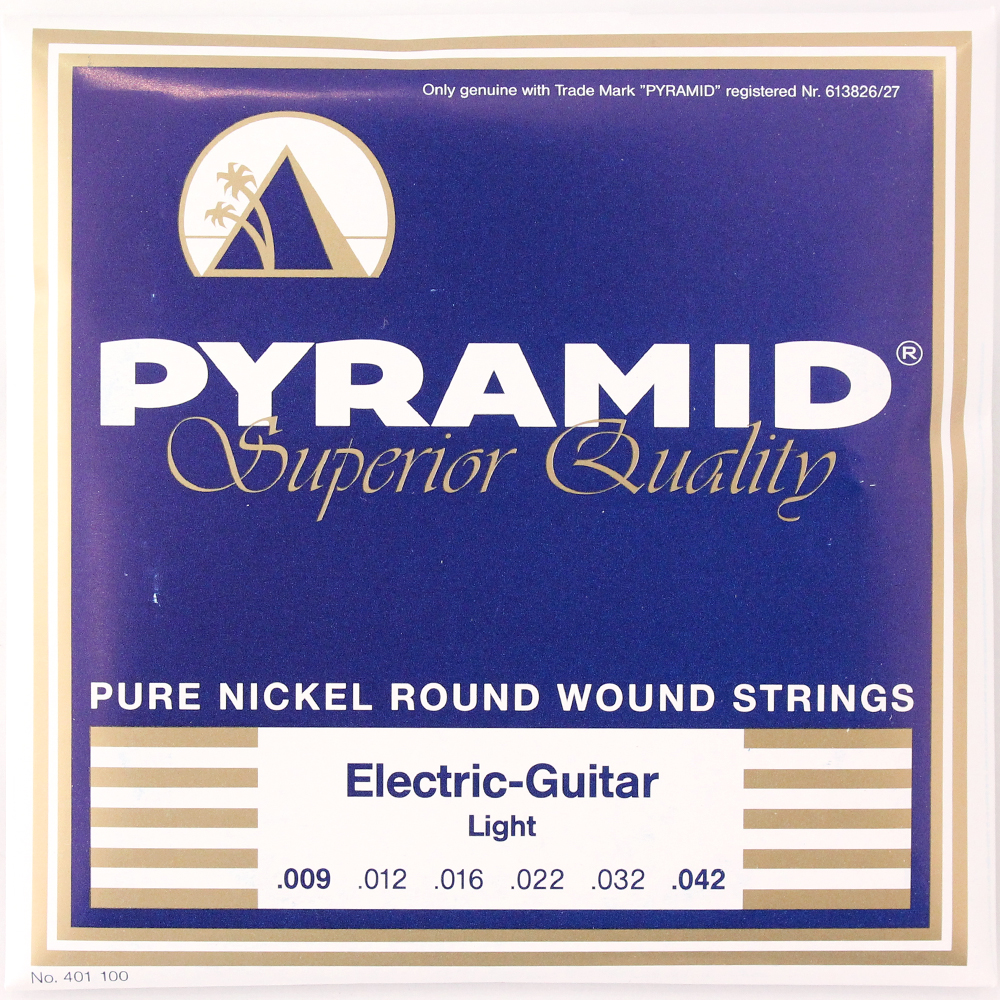 PYRAMID STRINGS EG Pure Nickel 009-042 エレキギター弦×3セット