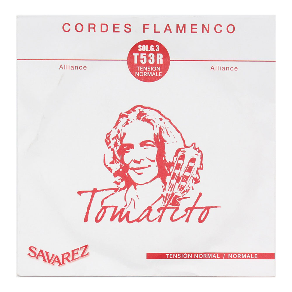 SAVAREZ T53R 3弦 トマティート フラメンコギター バラ弦×5本