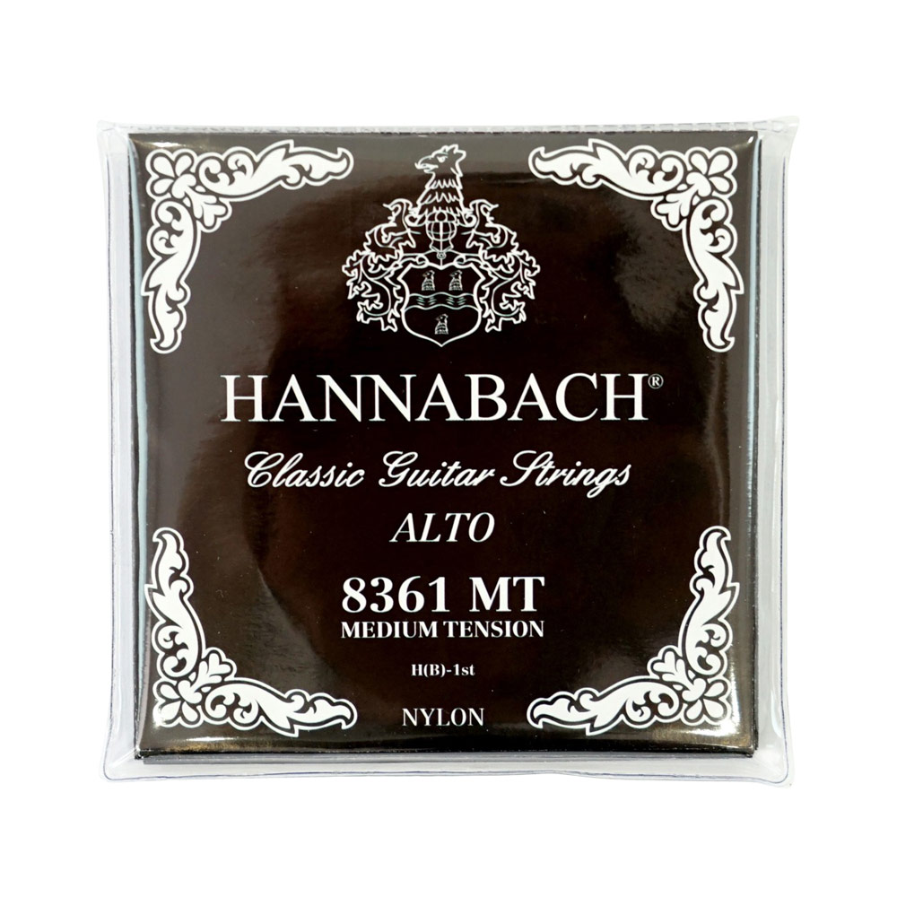 HANNABACH SET836MT ミディアムテンション アルトギター弦×6セット