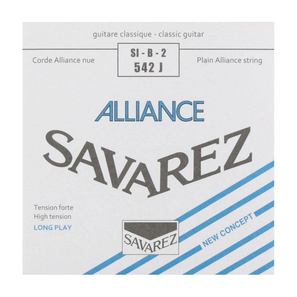 SAVAREZ 542J ALLIANCE High tension クラシックギター弦 2弦 バラ弦×5本