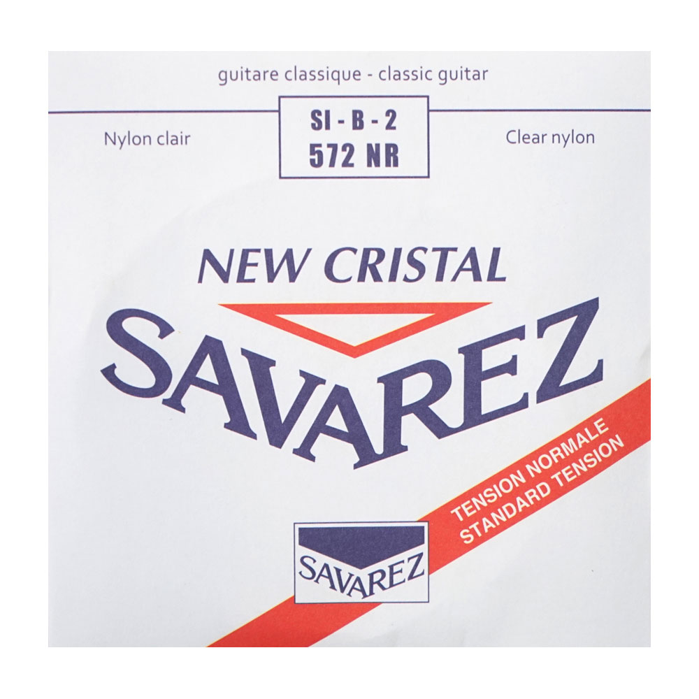 SAVAREZ 572NR NEW CRISTAL Normal tension クラシックギター弦 2弦 バラ弦×5本