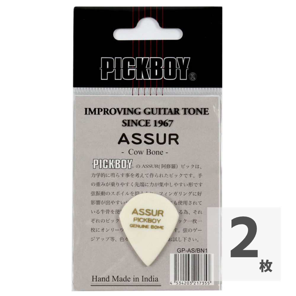 PICK BOY GP-AS/BN1 アシュラピックシリーズ ボーンピック×2枚