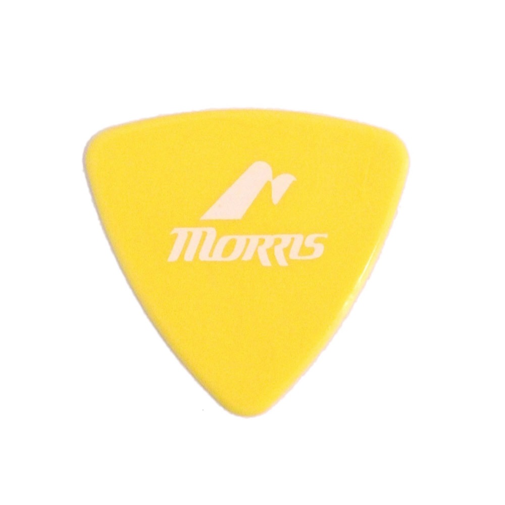 MORRIS DELRIN Yellow 0.73mm Triangle ギターピック×12枚
