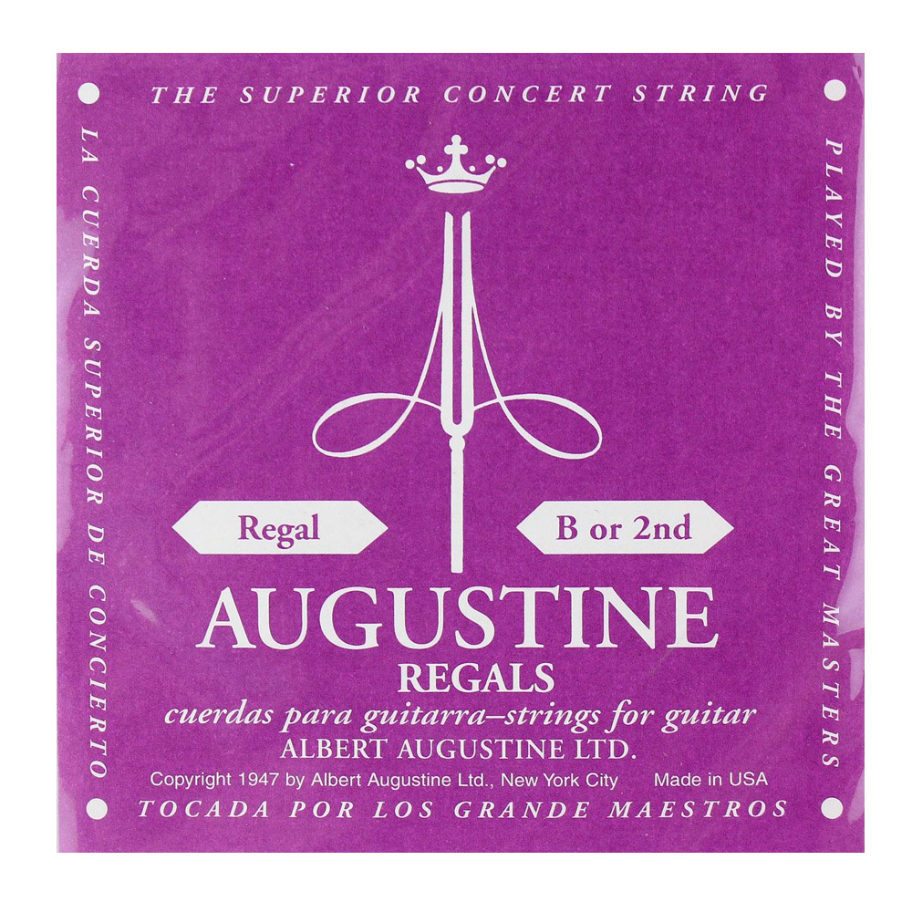 AUGUSTINE REGAL 2st クラシックギター弦 バラ弦×6本