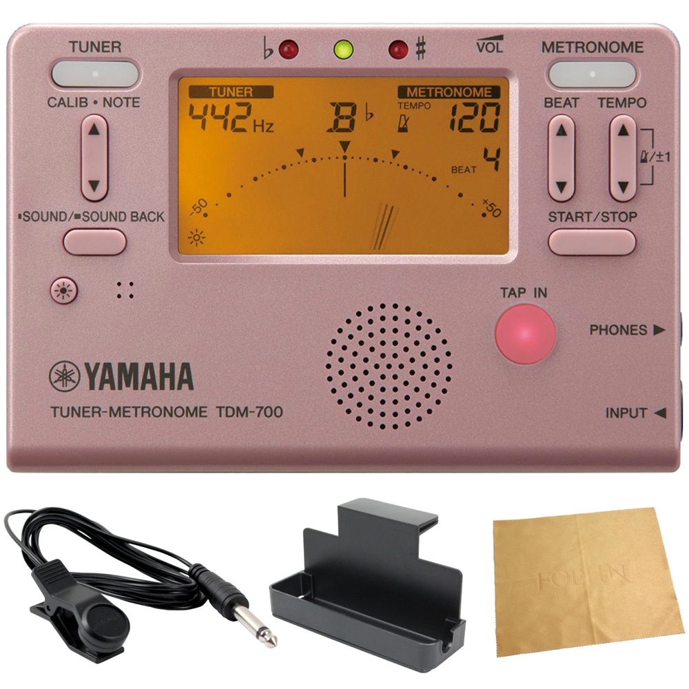 Yamaha Tdm 700p ピンク チューナーメトロノーム 管楽器 吹奏楽 入門用4点セット ヤマハ 定番のメトロノーム機能搭載チューナー 4点セット Chuya Online Com 全国どこでも送料無料の楽器店
