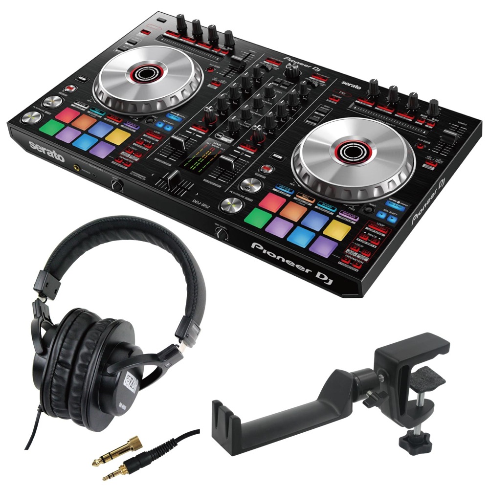 Pioneer DJ DDJ-SR2 DJコントローラー SD GAZER SDG-H5000 ヘッドホン SEELETON SMH-1 ヘッドホンハンガー 3点セット