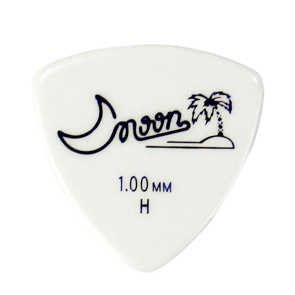 Moon H 1.00 WH オニギリ型 ギターピック×50枚