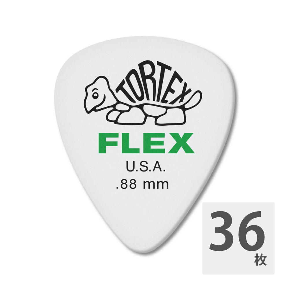JIM DUNLOP 428 Tortex Flex Standard 0.88mm ギターピック×36枚