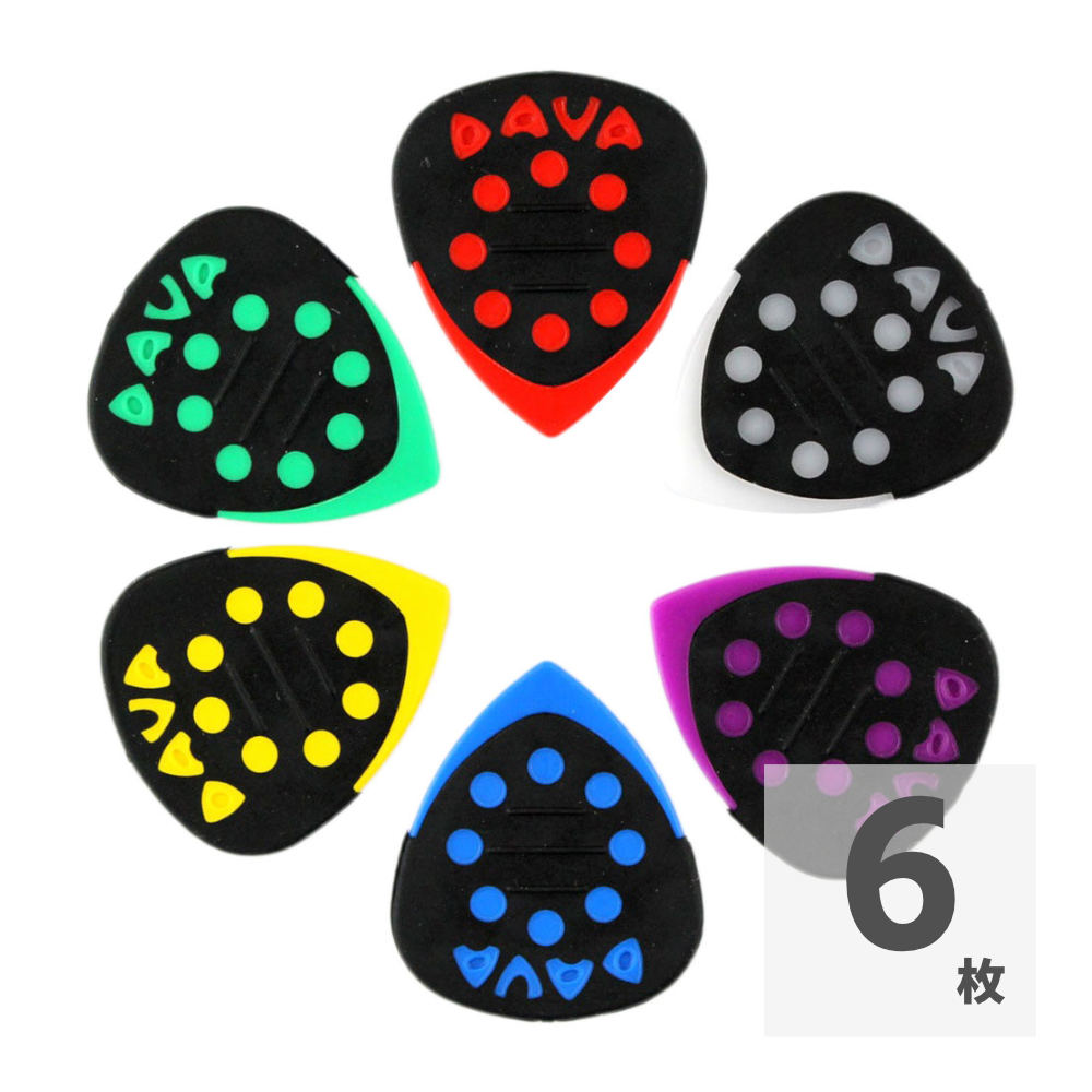 DAVA GRIP TIPS DELRIN ＃6036 ギターピック×6枚