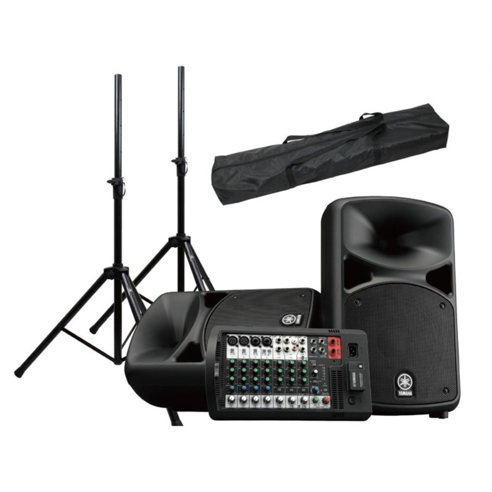 YAMAHA STAGEPAS 600BT Dicon Audio SS-062 スピーカースタンド(ペア)付き PAセット [Aset]