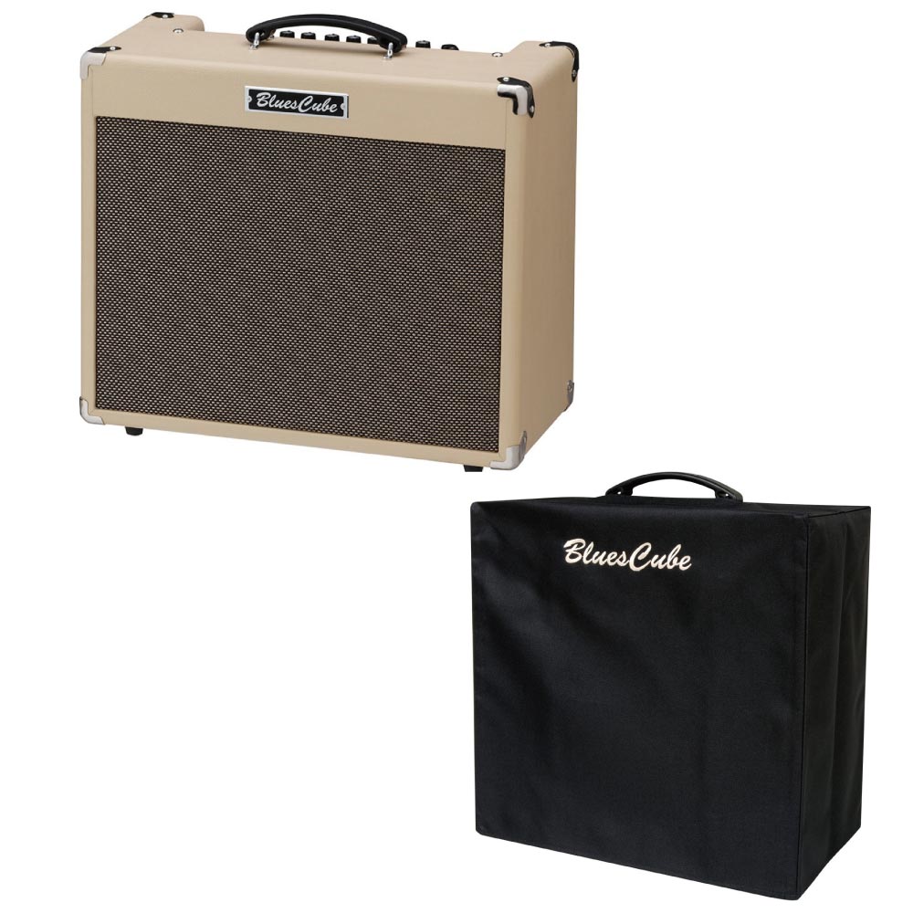 ROLAND BLUES CUBE BC-STAGE ギターアンプ 純正アンプカバー付き 2点セット