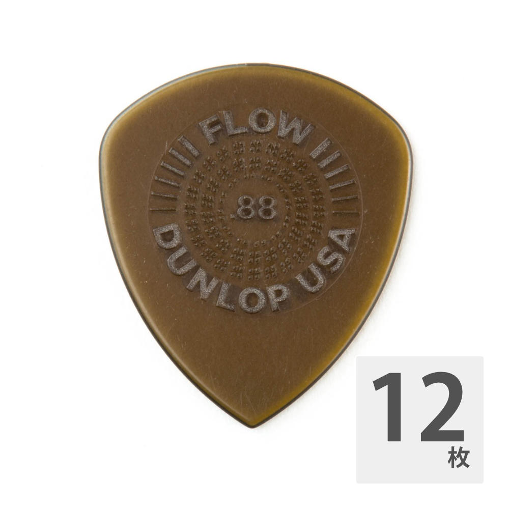 JIM DUNLOP FLOW STANDARD PICK 549R88 0.88mm ギターピック×12枚