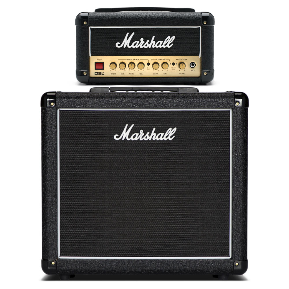 マーシャル MARSHALL DSL1H ＆ MX112 ギターアンプ スタックセット