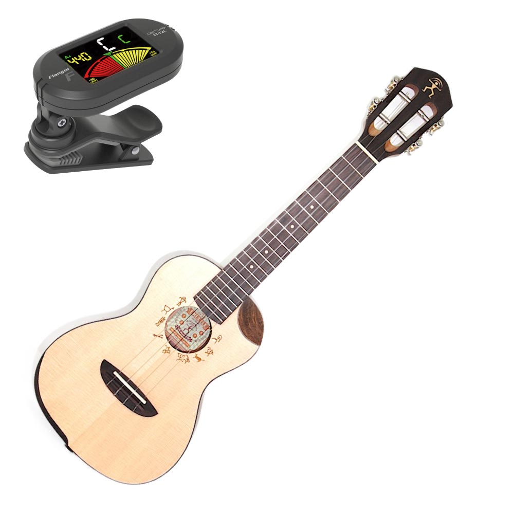 aNueNue aNN-SLSC Super Lani Concert コンサートウクレレ クリップチューナー付き