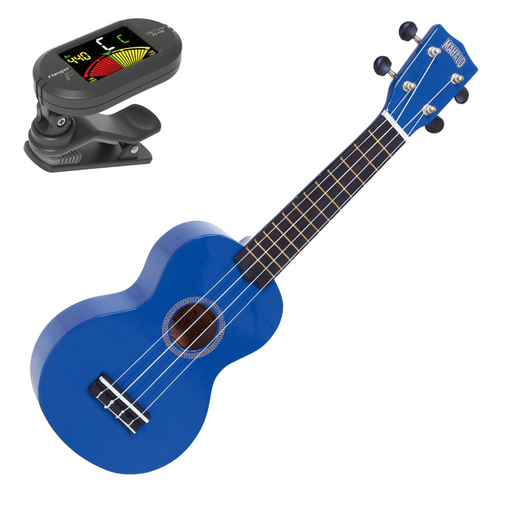 MAHALO UKULELE RAINBOW MR1 BU ウクレレ クリップチューナー付き