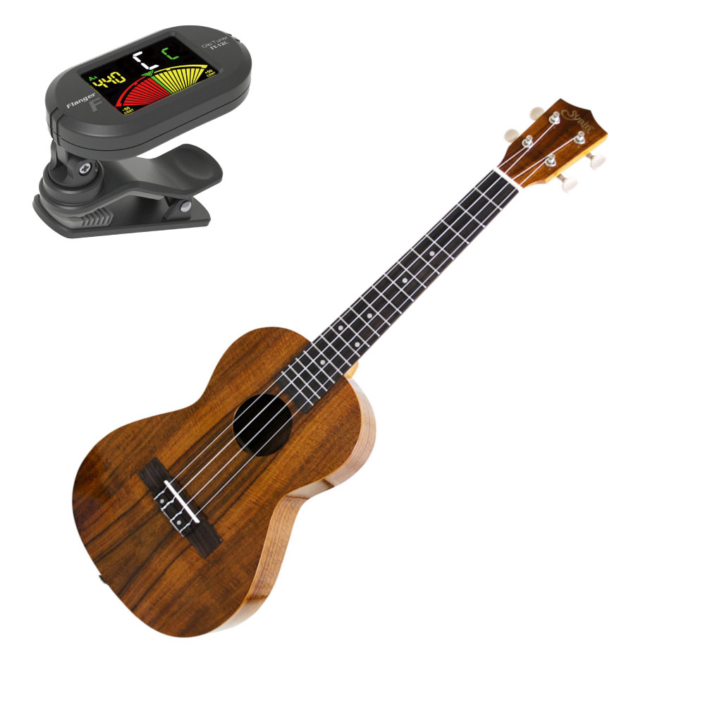 S.YAIRI YU-T-01K テナーウクレレ クリップチューナー付き