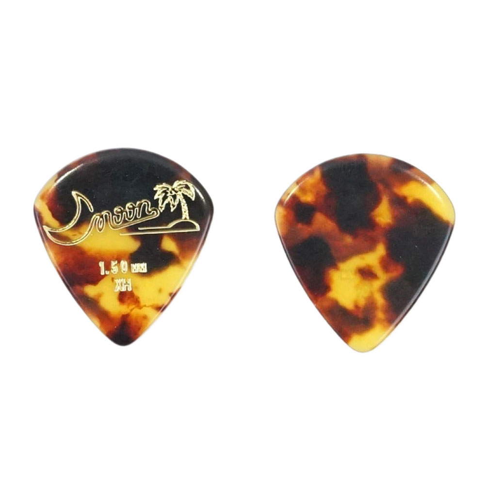 Moon EH 1.50 べっ甲柄 ジャズIIIタイプ ギターピック×10枚