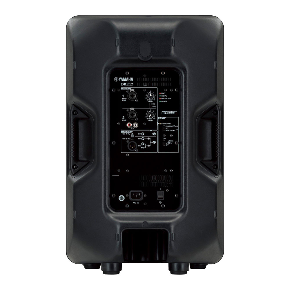 ヤマハ YAMAHA DBR12 パワードスピーカー × 2台セット 背面