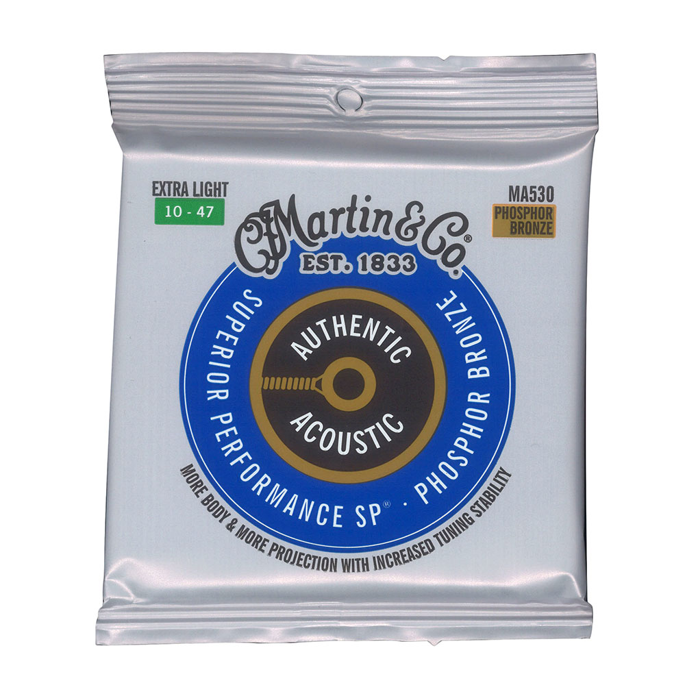 MARTIN MA530 Superior Performance Phospher Bronze Extra Light アコースティックギター弦×3セット