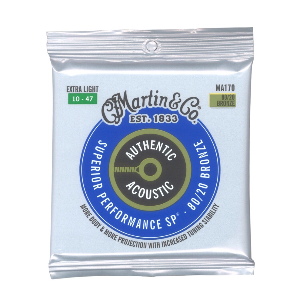 MARTIN MA170 Superior Performance Bronze Extra Light アコースティックギター弦×3セット