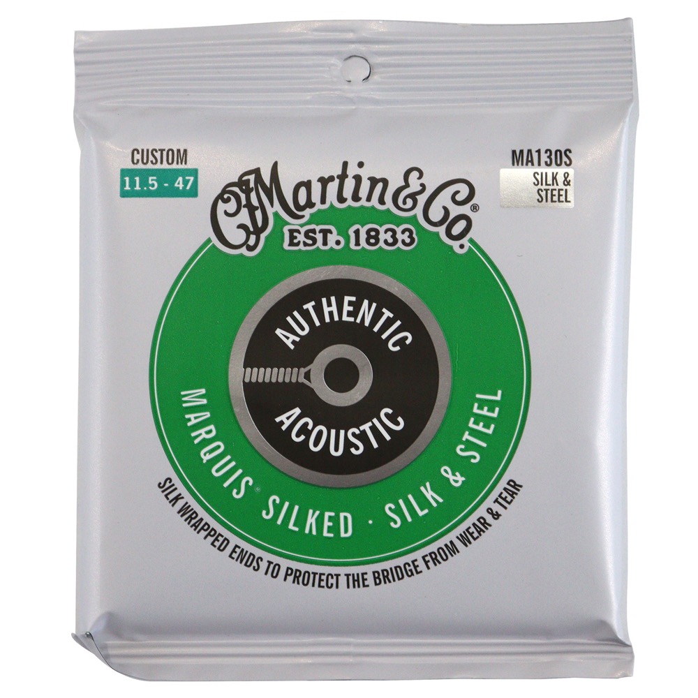 MARTIN MA130S Marquis Silked Silk & Steel アコースティックギター弦×5セット