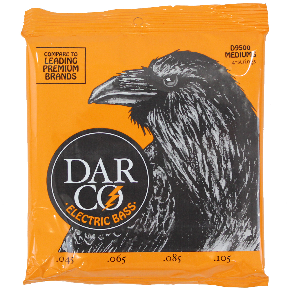 Darco D9500 Electric Bass Nickel Plate Medium エレキベース弦×5セット