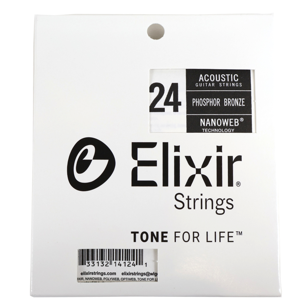 ELIXIR 14124/024弦/フォスファーブロンズ×4本